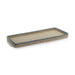 Zodax Giftware La Cote Coiled Rattan & Abaca Rectangular Serving Tray