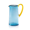 Zodax Home Decor Lagoon Juice Pitcher - Aqua, Green and Yellow - Large