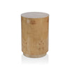 Zodax Furniture Leela Burl Wood Veneer Stool / Table 14" x 18.5"