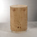 Zodax Furniture Leela Burl Wood Veneer Stool / Table 14" x 18.5"