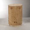 Zodax Furniture Leela Burl Wood Veneer Stool / Table 14" x 18.5"