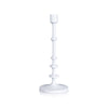 Zodax Home Decor Lilou Matt White Metal Taper Holder - 15.5 in