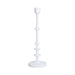 Zodax Home Decor Lilou Matt White Metal Taper Holder - 18.5 in