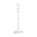 Zodax Home Decor Lilou Matt White Metal Taper Holder - 22 in