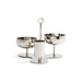 Zodax Giftware Locarno 3-Tier Condiment Set