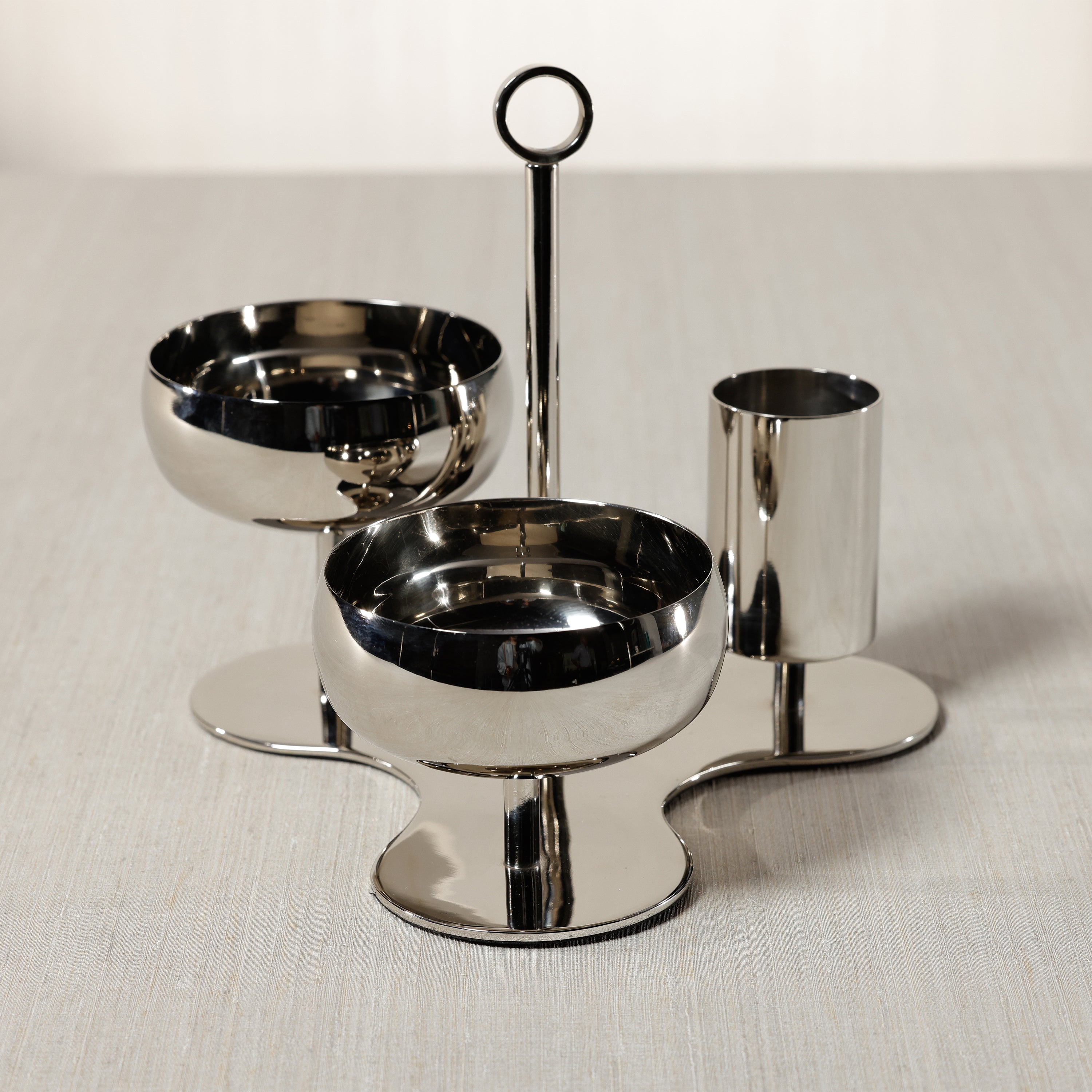 Zodax Giftware Locarno 3-Tier Condiment Set