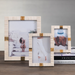 Zodax Picture Frames Maha Bone w/ Brass Trim Photo Frame- 5" x 7"
