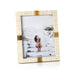 Zodax Picture Frames Maha Bone w/ Brass Trim Photo Frame- 8" x 10"