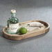 Zodax Serveware Marble Cutting Board with Cutting Knife - Travertine