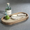 Zodax Serveware Marble Cutting Board with Cutting Knife - Travertine