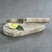 Zodax Serveware Marble Cutting Board with Cutting Knife - Travertine