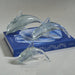 Zodax Home Decor Marinella Decorative Glass Dolphin - Gray - 10 in