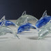 Zodax Home Decor Marinella Decorative Glass Dolphin - Gray - 10 in