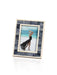 Zodax Picture Frames Mendocino Blue Carved Bone Photo Frame-5" x 7"