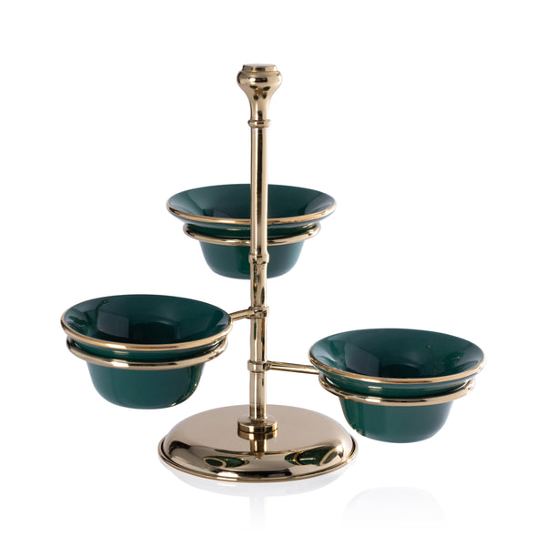 Zodax Giftware Monte Napoleone 3-Tier Condiment Bowl Set