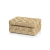 Zodax Home Decor Natural Abaca Rope Hinged Box-Suede Interior 8.75" x 6" x 4"