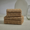 Zodax Home Decor Natural Abaca Rope Hinged Box-Suede Interior 8.75" x 6" x 4"