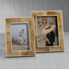 Zodax Picture Frames Natural Horn & Bone Photo Frames 4" x 6"