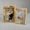 Zodax Picture Frames Natural Horn & Bone Photo Frames 4" x 6"