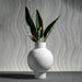 Zodax Furniture Nora White Stoneware Vase