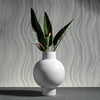 Zodax Furniture Nora White Stoneware Vase