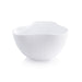 Zodax Home Decor Organic and Ribbed Ceramic Orchid Bowl - Matt White