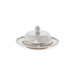 Zodax Giftware Parisian Butter Dish w/ Cover+Glass- Nickel