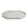 Zodax Furniture Pietre White Marble Tray-21" x 14.75"
