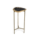 Zodax Furniture Porto Alegre Petrified Wood Side Table -23.75"