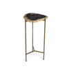 Zodax Furniture Porto Alegre Petrified Wood Side Table -23.75"