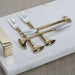 Zodax Giftware Sable Set of 4 Cheese and Cocktail Forks - Gold