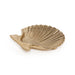 Zodax Giftware Sanibel Shell Tray- Raw Gold Aluminum
