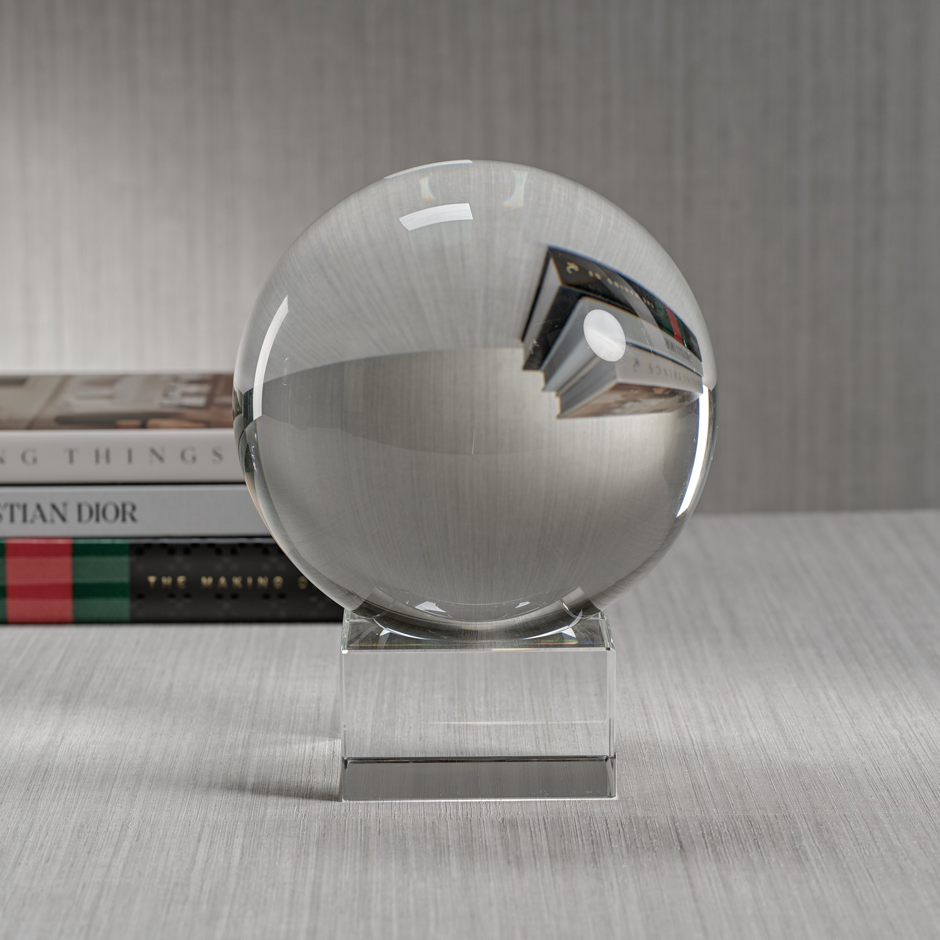 Zodax Home Decor Serenity Crystal Orb on Base 7.75" x 10"