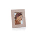 Zodax Picture Frames Suede Lux Photo Frame 5" x 7" -Amalfi Blush