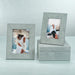 Zodax Picture Frames Suede Lux Photo Frame - Côte d'Azur Blue - 5" x 7"