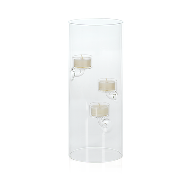 Zodax Furniture Suspended Glass Tealight Holder/Hurricane-4.75" x 11.75"