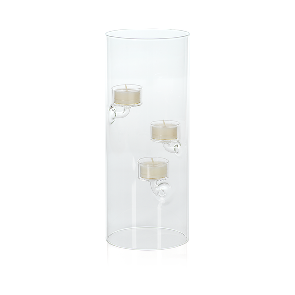 Zodax Furniture Suspended Glass Tealight Holder/Hurricane-4.75" x 11.75"