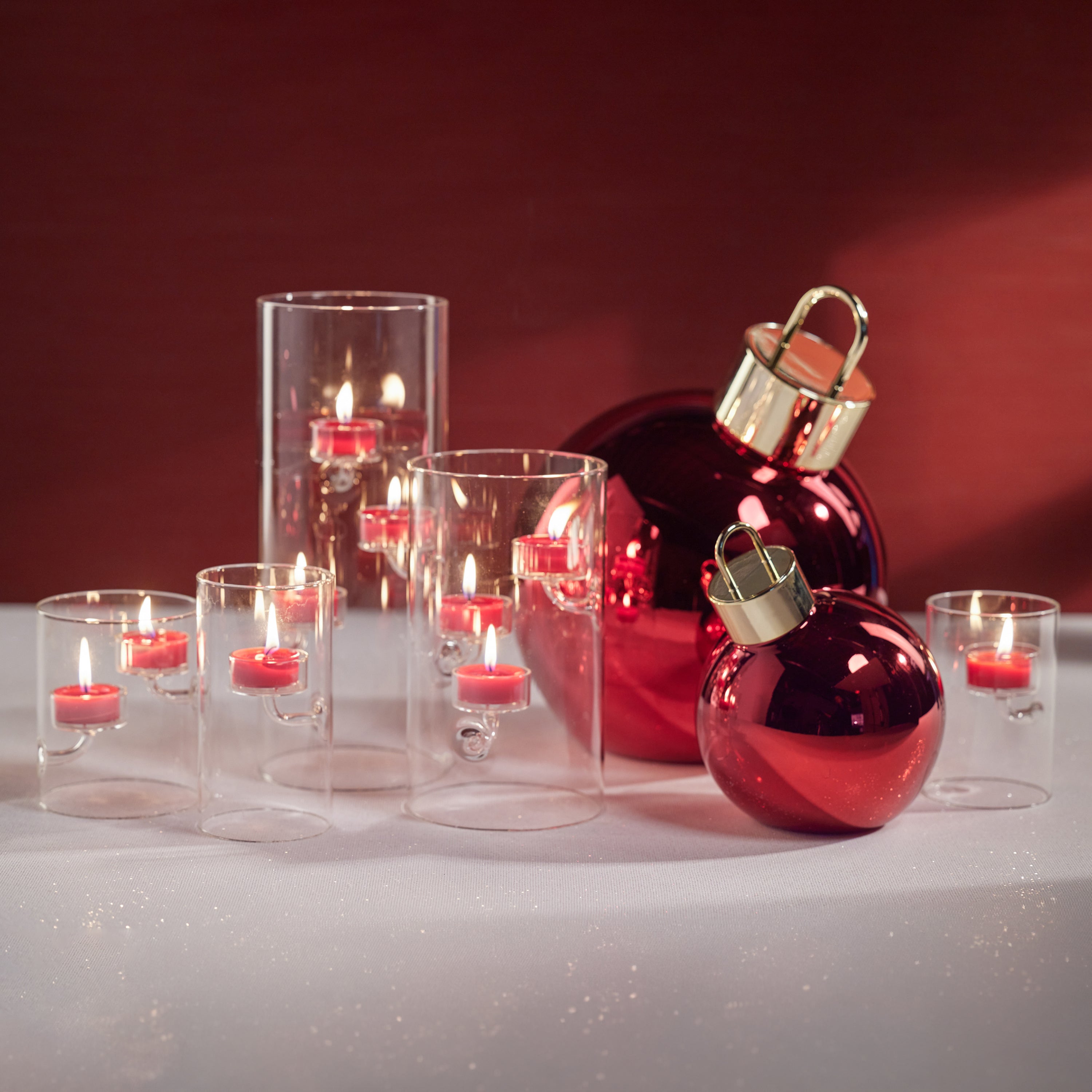 Zodax Furniture Suspended Glass Tealight Holder/Hurricane-4.75" x 11.75"