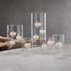 Zodax Furniture Suspended Glass Tealight Holder/Hurricane-4.75" x 11.75"