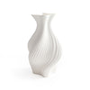 Zodax Giftware Swirling 3D Printed Ceramic Vase
