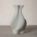 Zodax Giftware Swirling 3D Printed Ceramic Vase