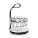 Zodax Home Decor Tequilero 10 Shot Tequila Set with Marble Cutting Board - Dark Bronze