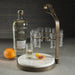 Zodax Home Decor Tequilero 10 Shot Tequila Set with Marble Cutting Board - Gold