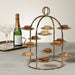 Zodax Giftware The Grand High Tea Tower-12 cups, Polished Gold