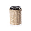 Zodax Home Decor The Palmier Wine Cooler - Woven Rattan and Stainless Steel