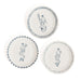 Zodax Giftware The Salty Merman Bar / Appetizer Plates- 3 Assorted Designs
