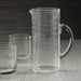 Zodax Home Decor Tuscan Handmade Etched Glass - Pitcher