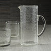 Zodax Home Decor Tuscan Handmade Etched Glass - Pitcher