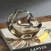 Zodax Home Decor Viento Glass Bowl - Taupe