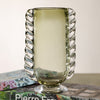 Zodax Giftware Vintage Braided Glass Vase - Green